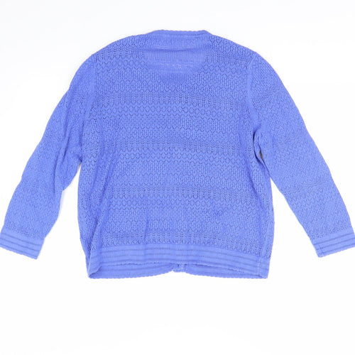 TU Womens Blue   Cardigan Jumper Size 14
