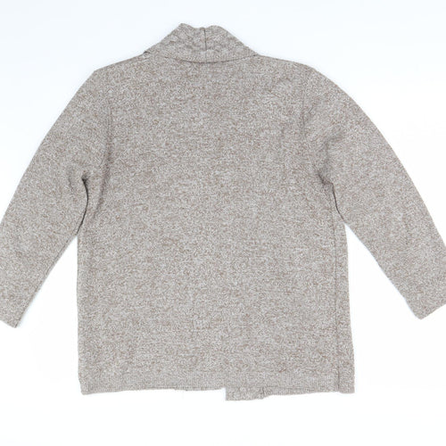 Review Womens Brown  Knit Cardigan Jumper Size M