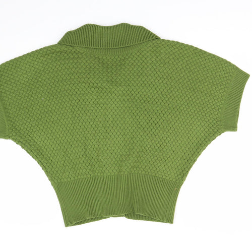 George Womens Green  Knit Cardigan Jumper Size 14