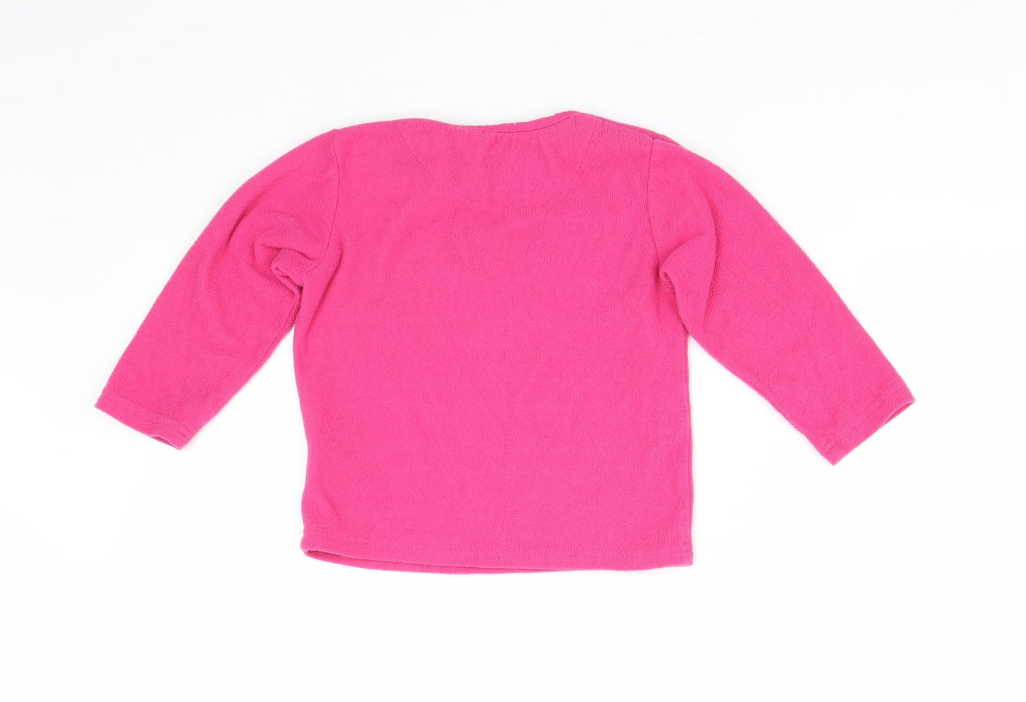 YD Girls Pink  Fleece Top Pyjama Top Size 2-3 Years