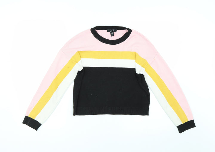 New Look 915 Girls Multicoloured  Knit Pullover Jumper Size 14-15 Years