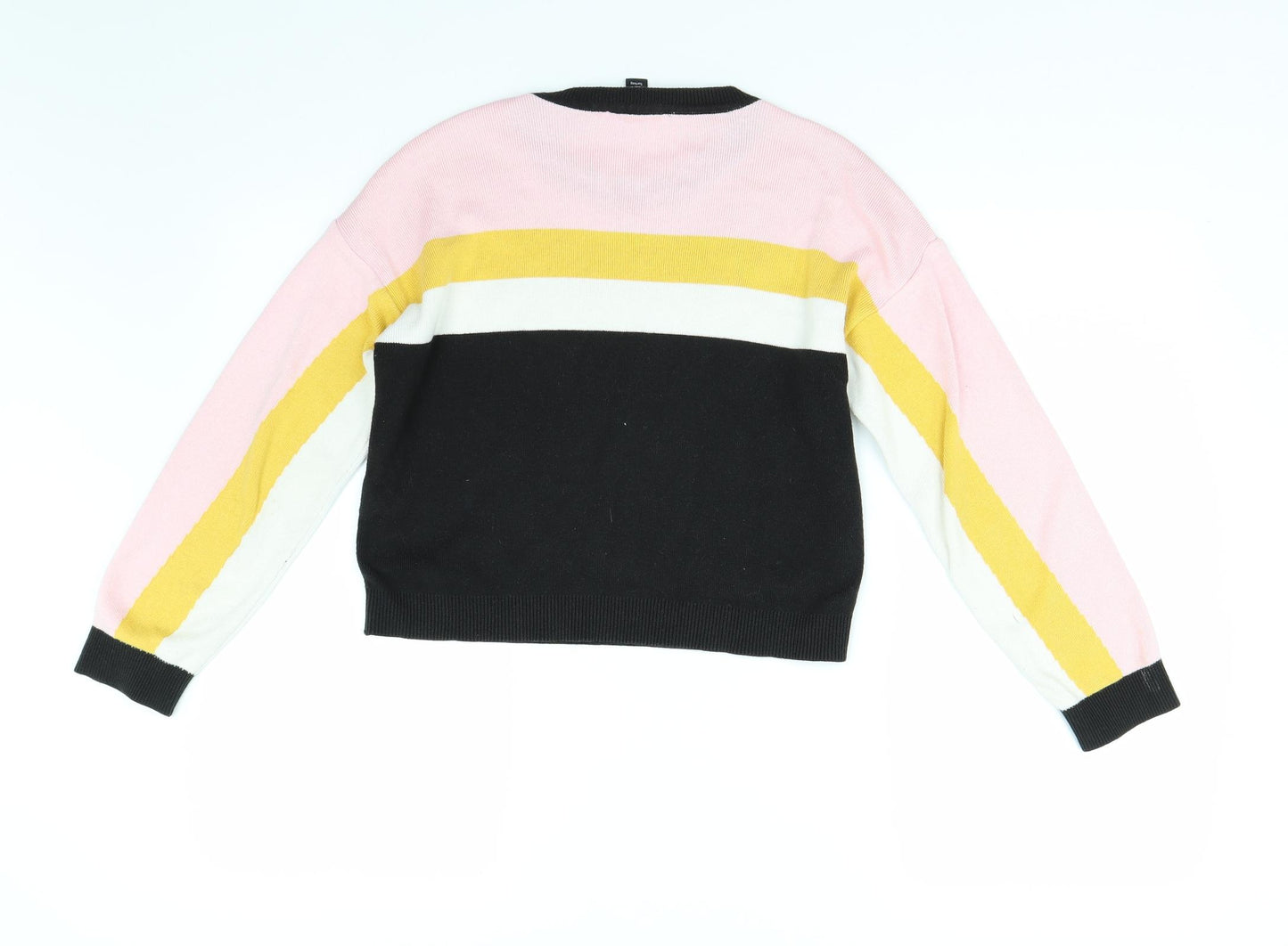 New Look 915 Girls Multicoloured  Knit Pullover Jumper Size 14-15 Years