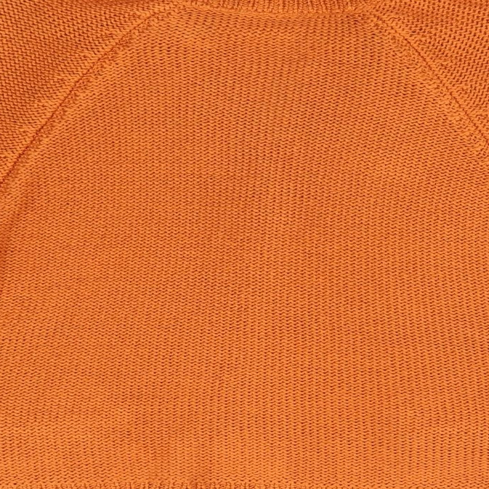 Per Una Womens Orange  Knit Cardigan Jumper Size M