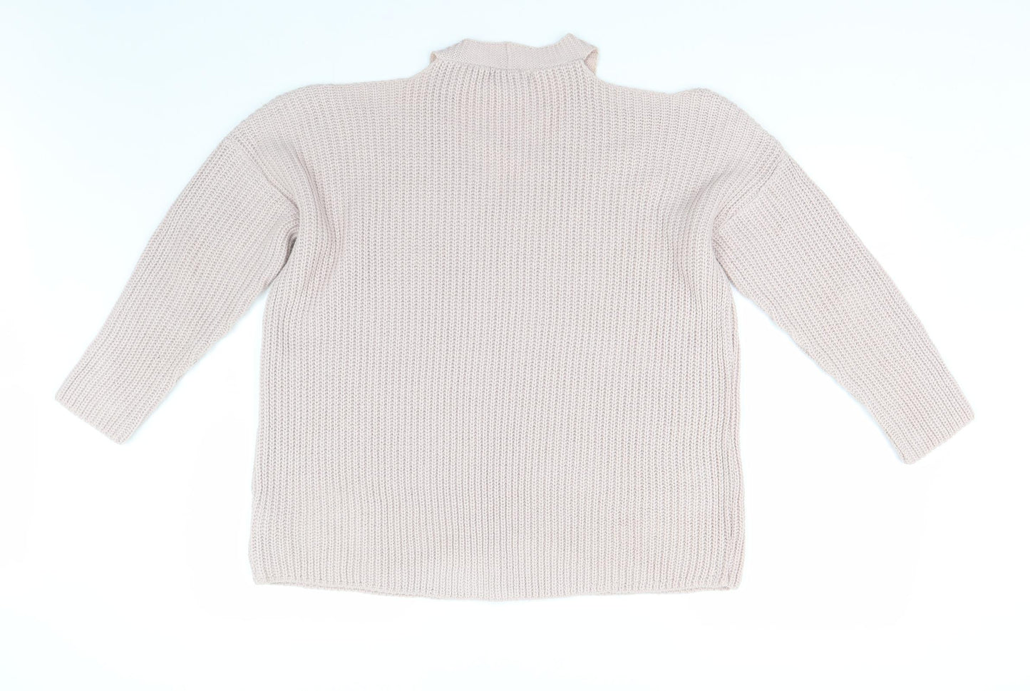 New Look Womens Pink  Knit Pullover Jumper Size M