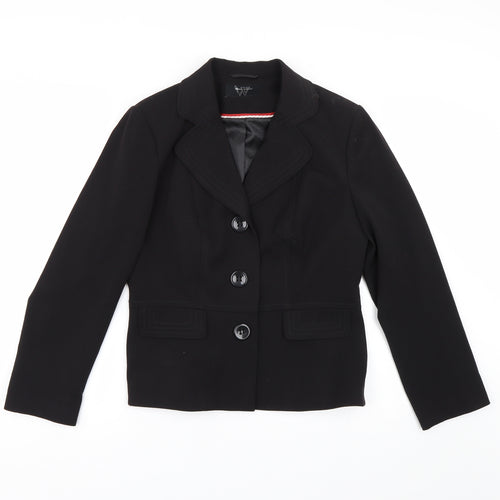 BHS Womens Black   Jacket Suit Jacket Size 12