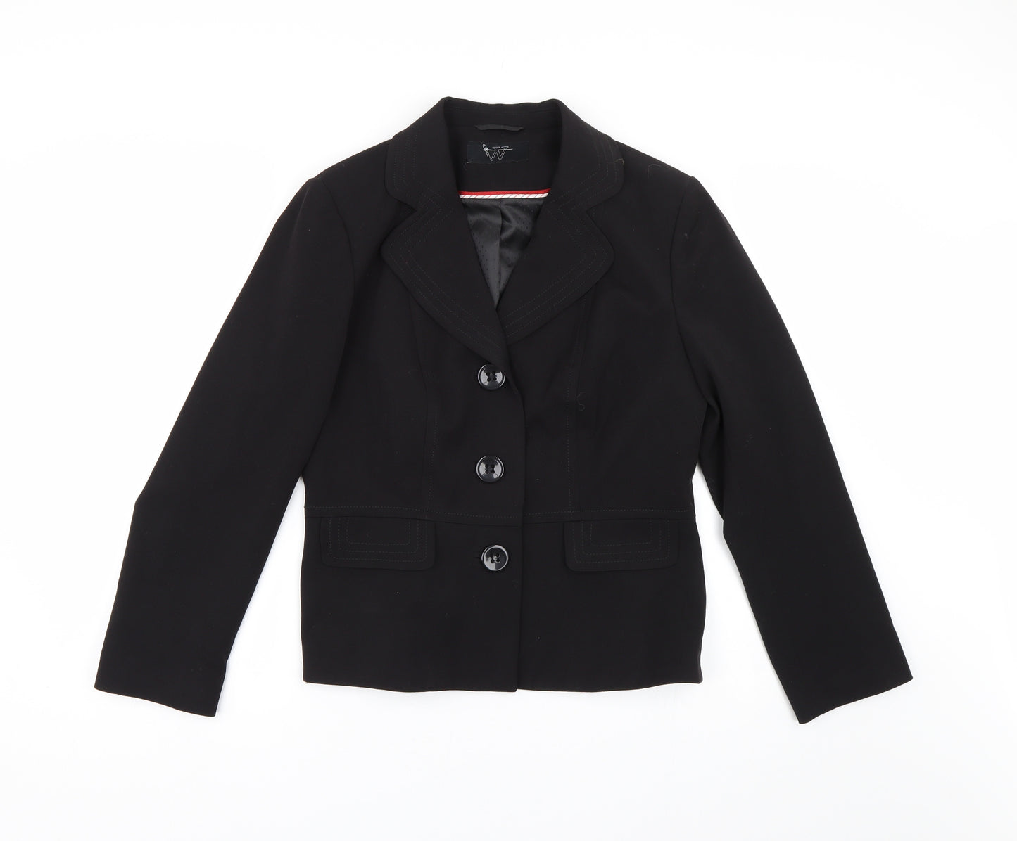 BHS Womens Black   Jacket Suit Jacket Size 12