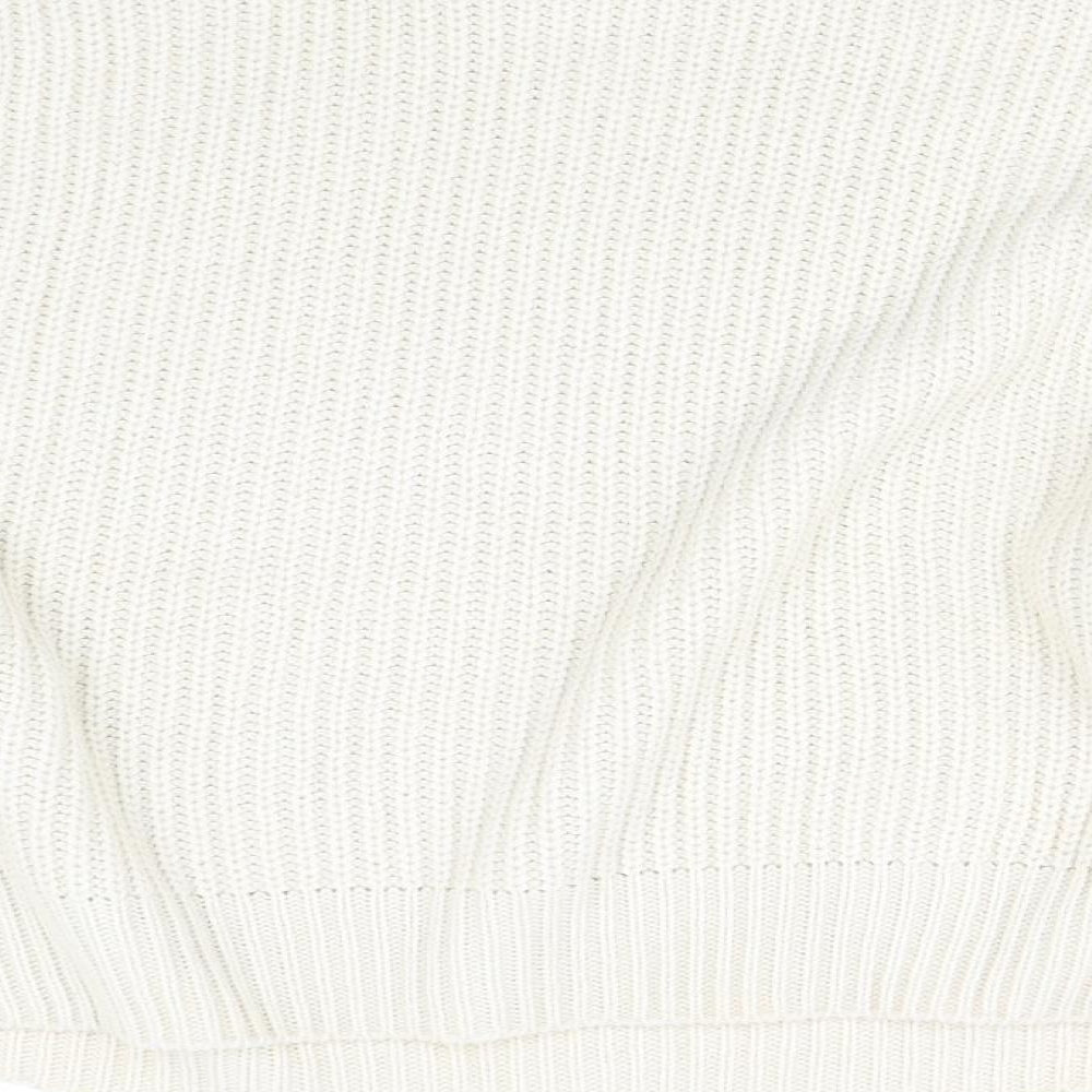 River Island Womens Ivory  Knit Pullover Jumper Size 12