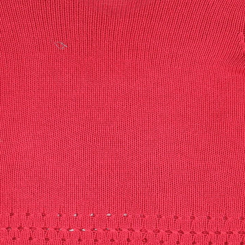 Avenue Womens Pink  Knit Pullover Jumper Size M