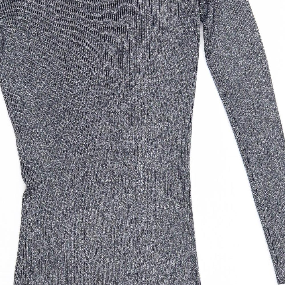 Primark Womens Blue  Knit Jumper Dress  Size 18