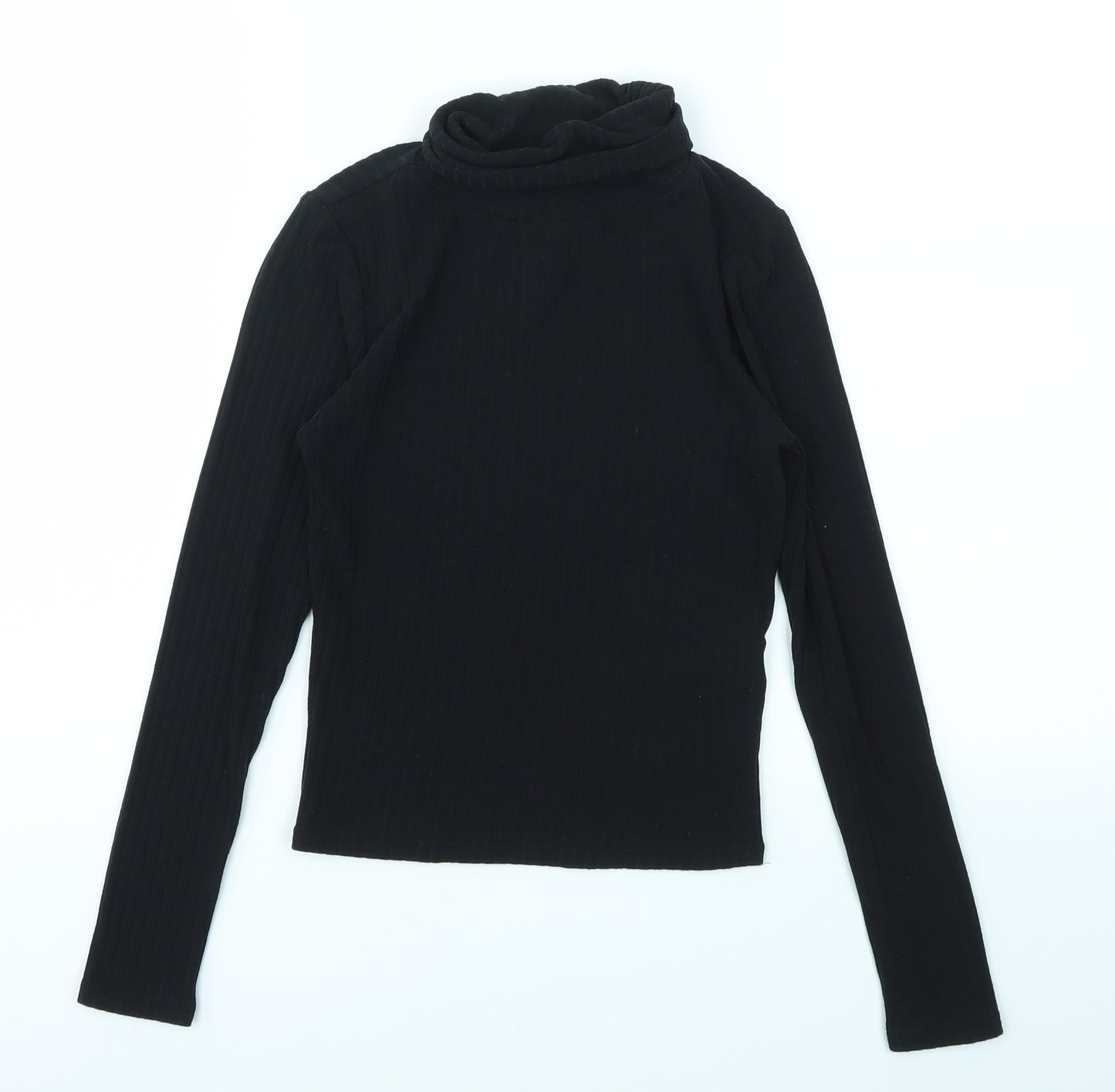 NEW LOOK  Girls Black   Basic T-Shirt Size 10-11 Years