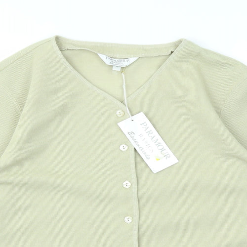 Paramour Collection Womens Ivory   Cardigan Jumper Size M