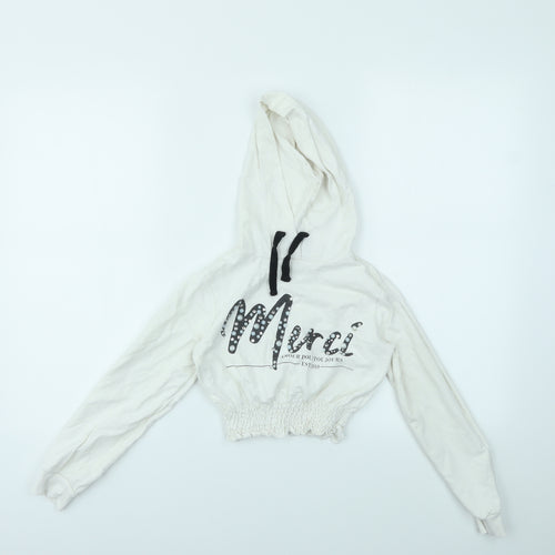 Select Girls White   Pullover Jumper Size 9 Years