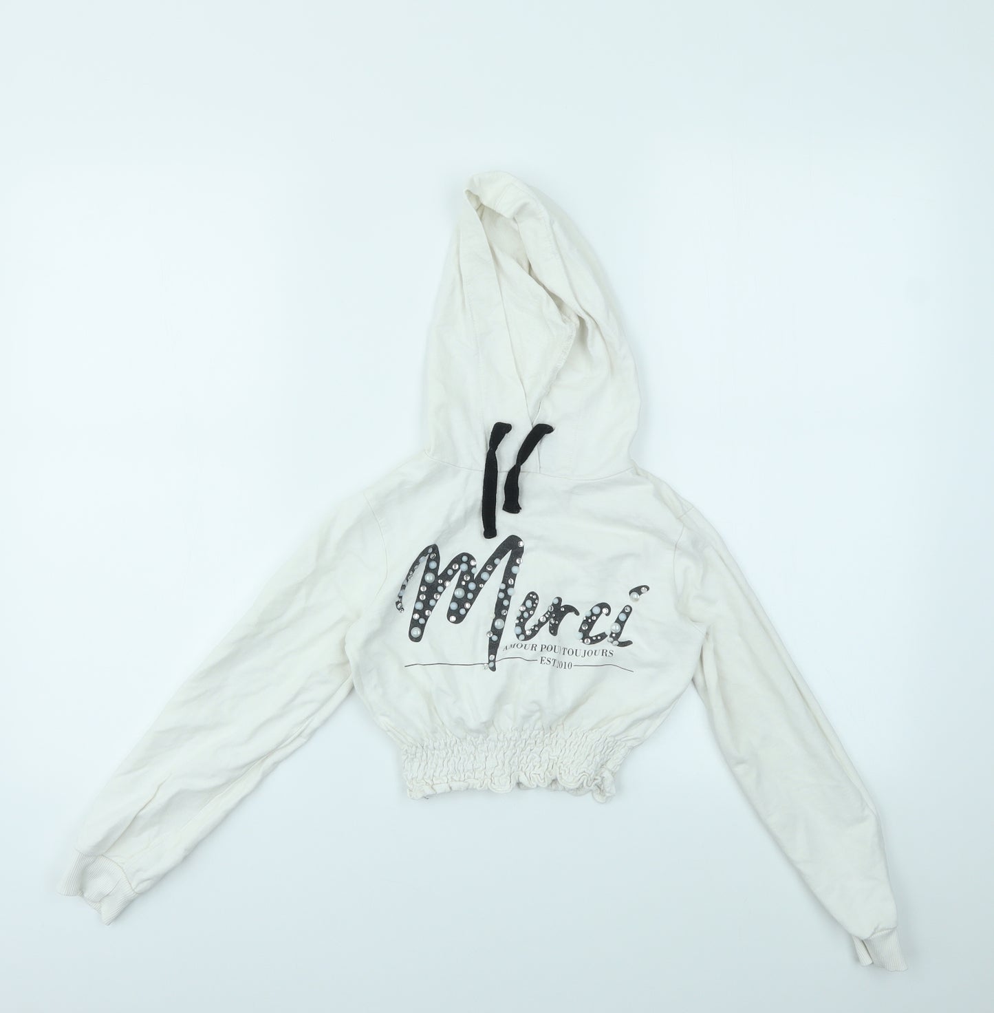 Select Girls White   Pullover Jumper Size 9 Years
