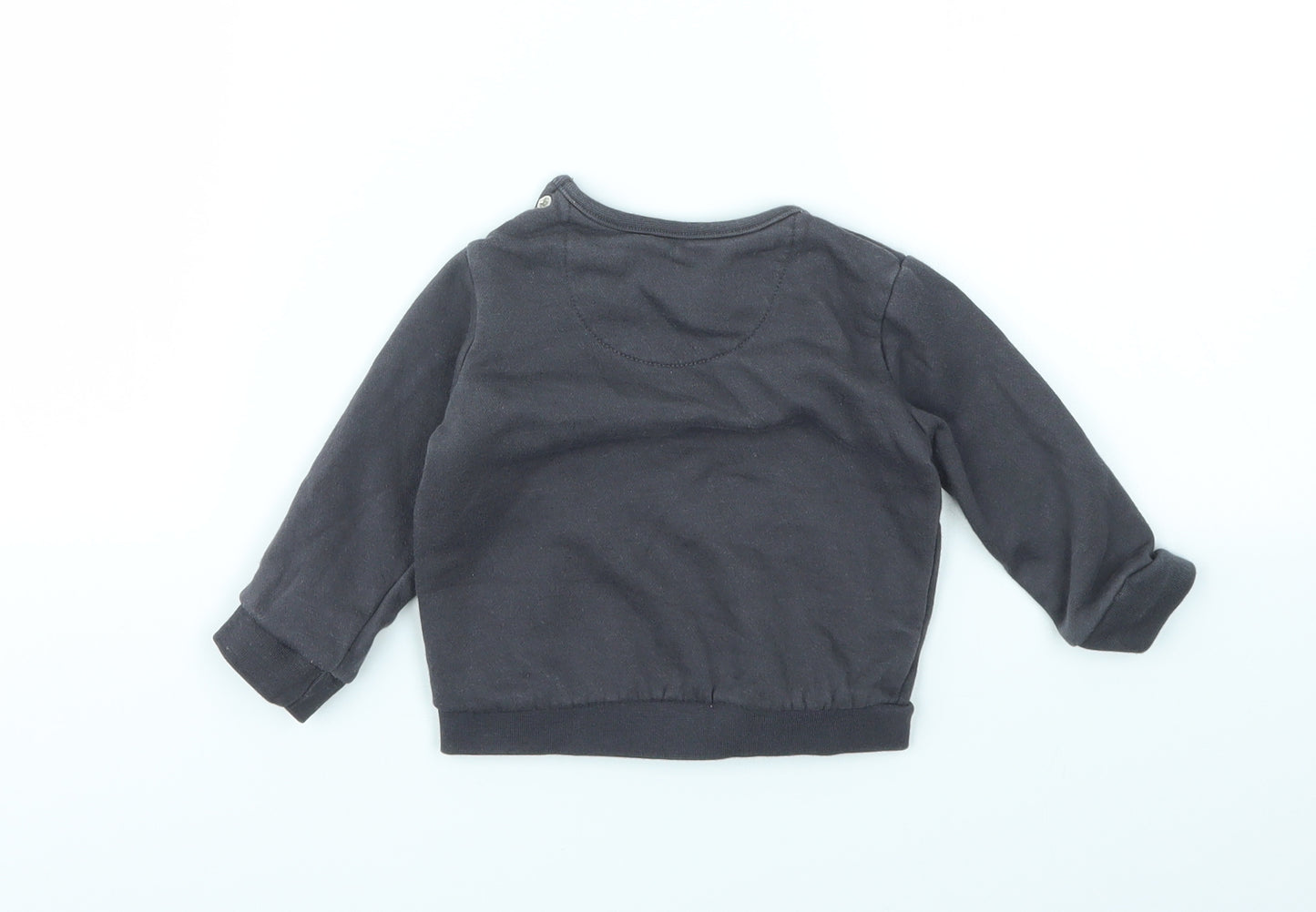F&F Girls Grey   Pullover Jumper Size 3-6 Months
