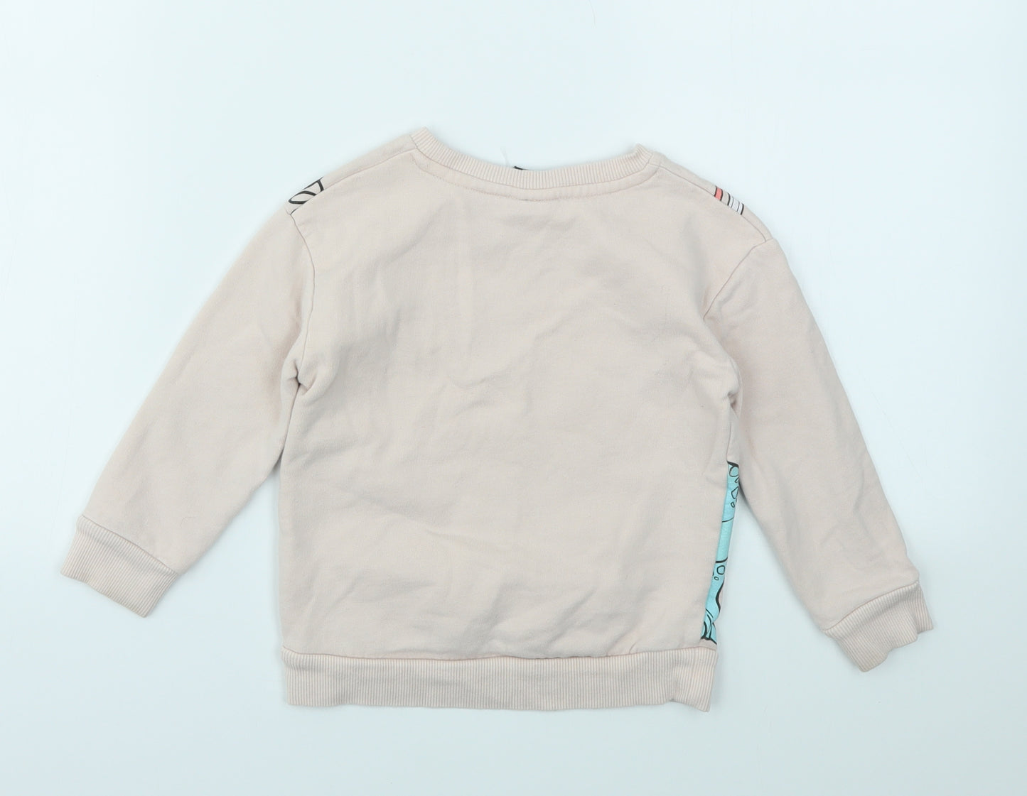 George Girls Pink   Pullover Jumper Size 2-3 Years
