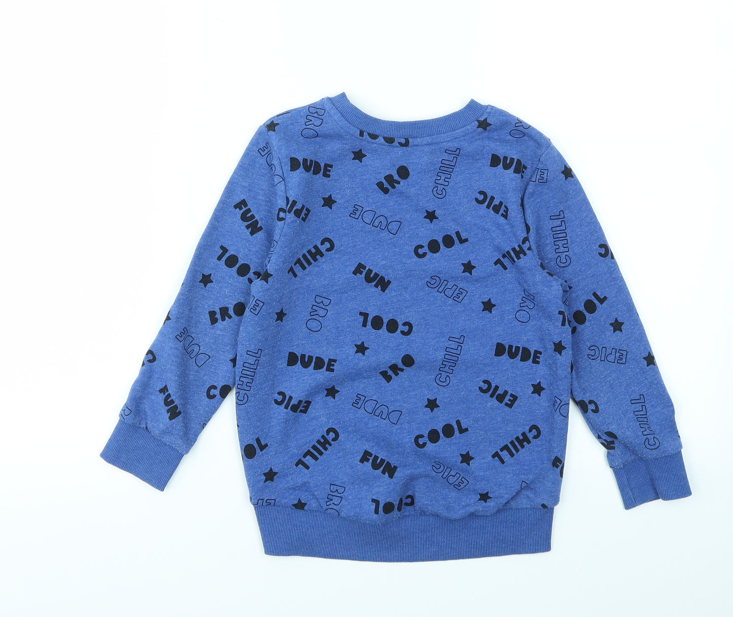 George Boys Blue   Pullover Jumper Size 4-5 Years