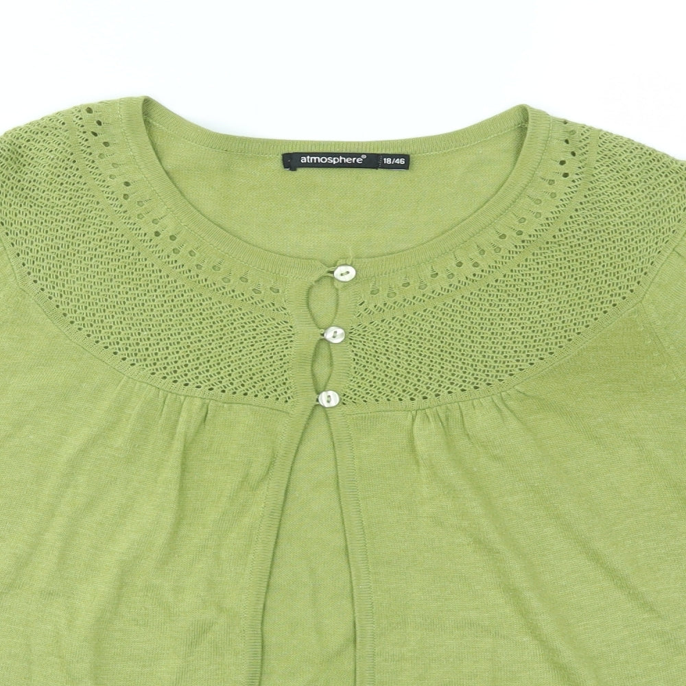 Primark Womens Green   Basic T-Shirt Size 18