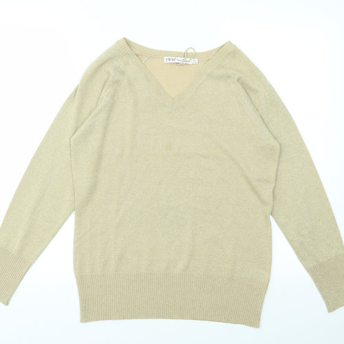 EWM Womens Gold   Basic T-Shirt Size M