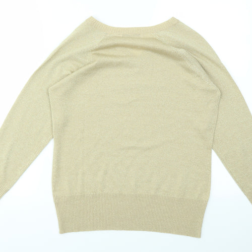 EWM Womens Gold   Basic T-Shirt Size M