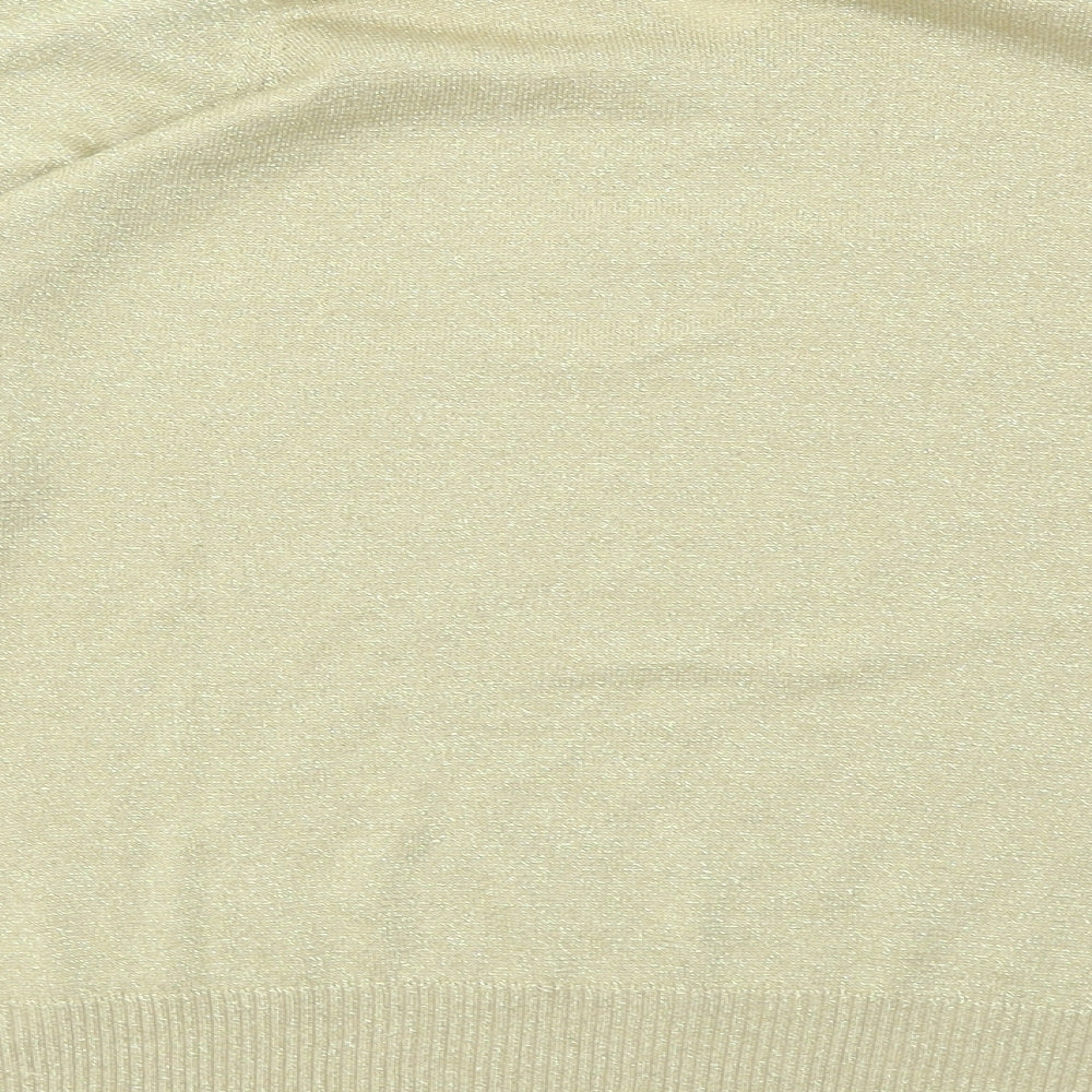 EWM Womens Gold   Basic T-Shirt Size M