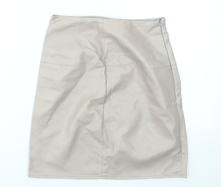 Missguided Womens Purple A-Line Skirt Size 4