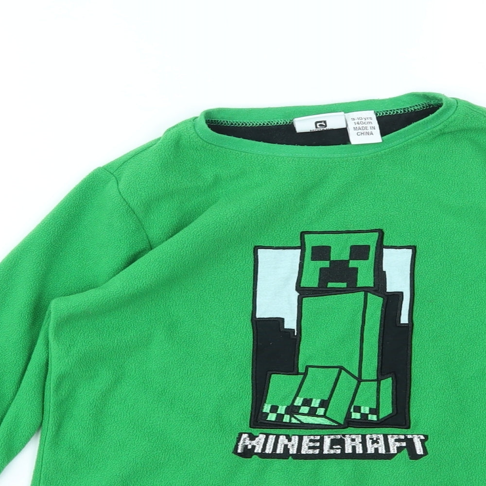 Primark Boys Green    Pyjama Top Size 9-10 Years