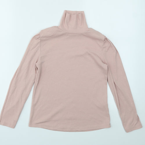Zara Girls Pink   Basic T-Shirt Size 9 Years
