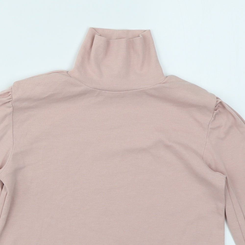 Zara Girls Pink   Basic T-Shirt Size 9 Years