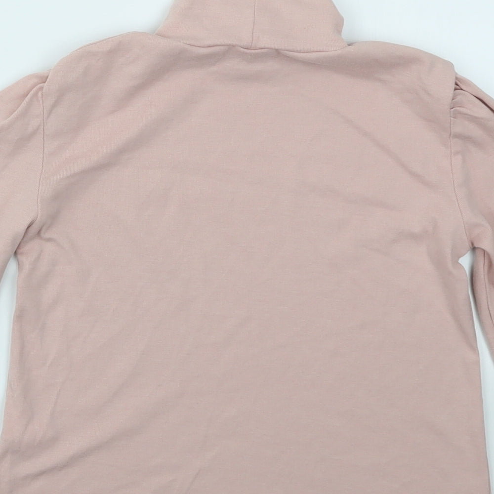 Zara Girls Pink   Basic T-Shirt Size 9 Years