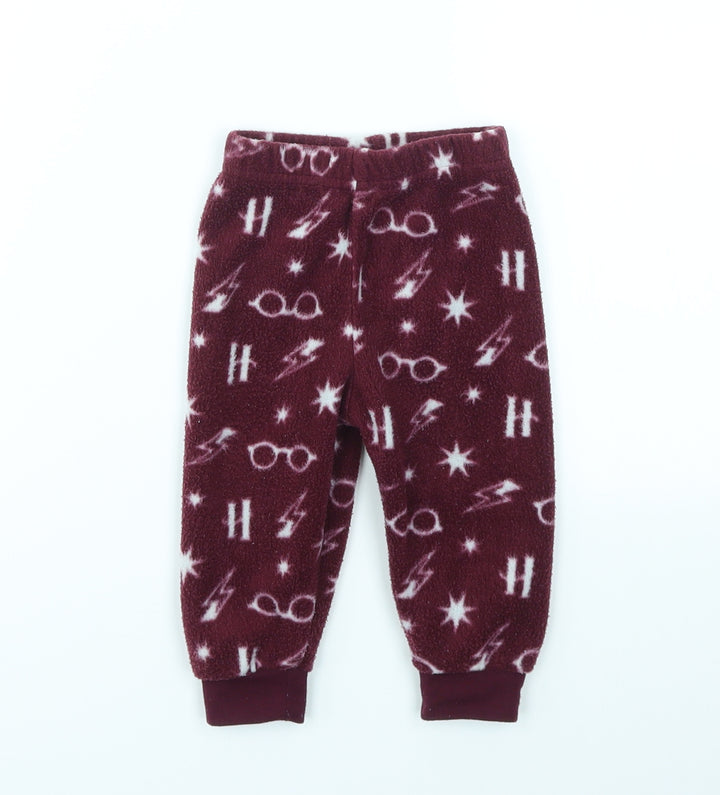 Primark Baby Red Geometric  Cargo Trousers Size 6-9 Months