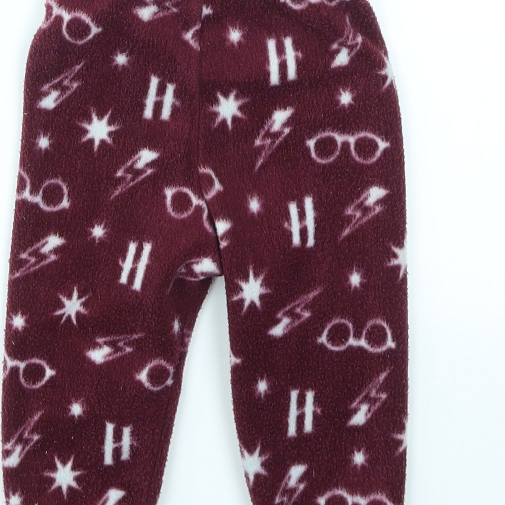 Primark Baby Red Geometric  Cargo Trousers Size 6-9 Months