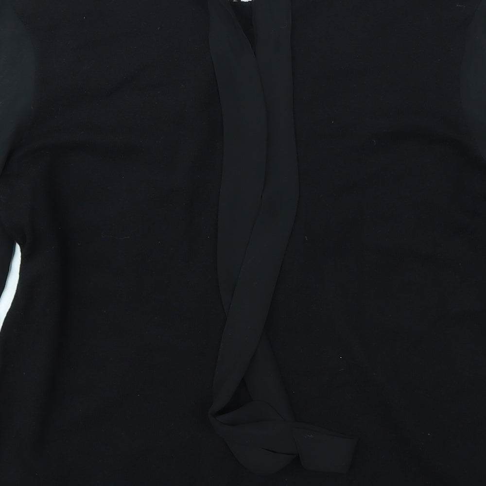 Roman Womens Black   Basic T-Shirt Size 12