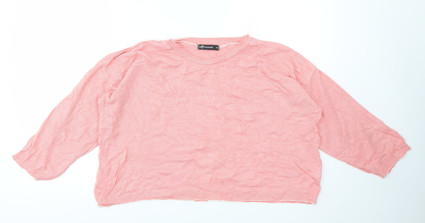 International Womens Pink   Basic T-Shirt Size XL
