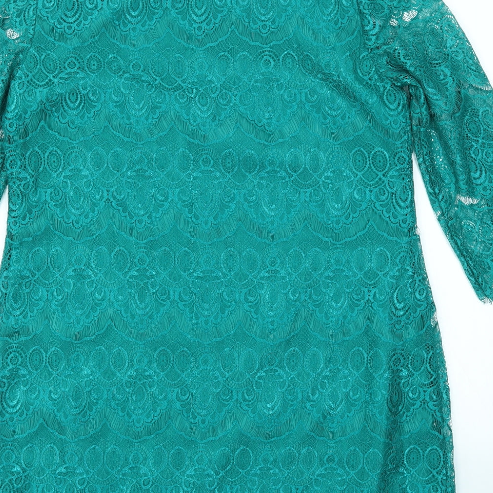 Monsoon Womens Green   Fit & Flare  Size 12