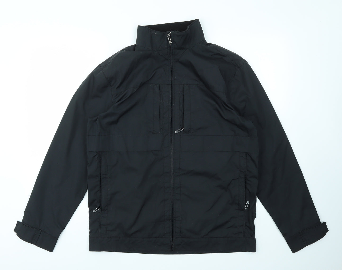 GREENWOODS Mens Black   Jacket Coat Size M