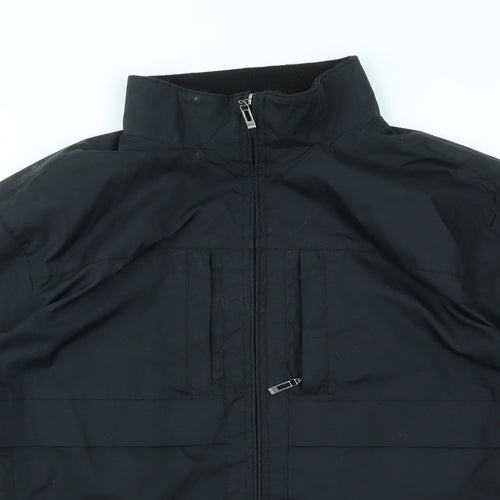 GREENWOODS Mens Black   Jacket Coat Size M