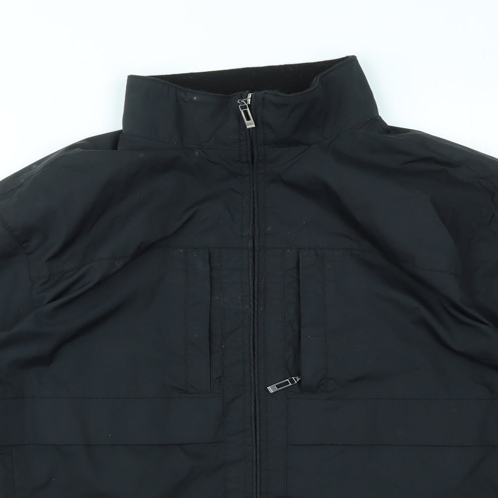 GREENWOODS Mens Black   Jacket Coat Size M