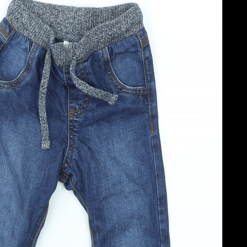 F&F Girls Blue   Capri Jeans Size 18-24 Months