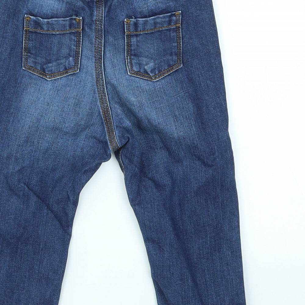 F&F Girls Blue   Capri Jeans Size 18-24 Months
