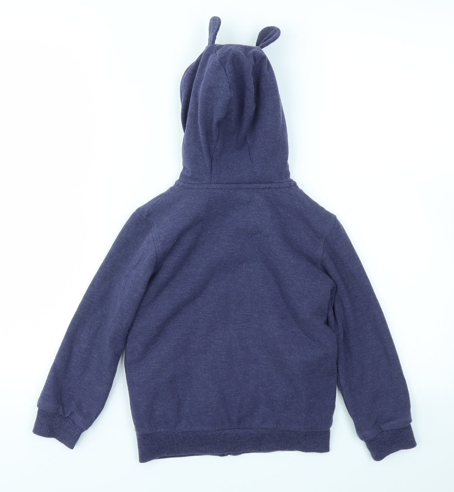 M&S Boys Blue   Full Zip Jumper Size 6-7 Years