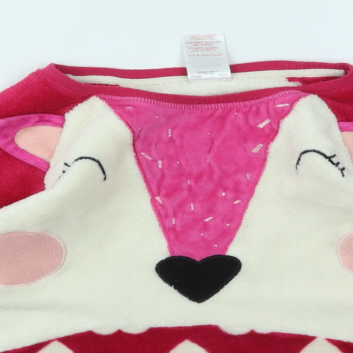 GIRLS Girls Multicoloured Animal Print  Top Pyjama Top Size 10-11 Years