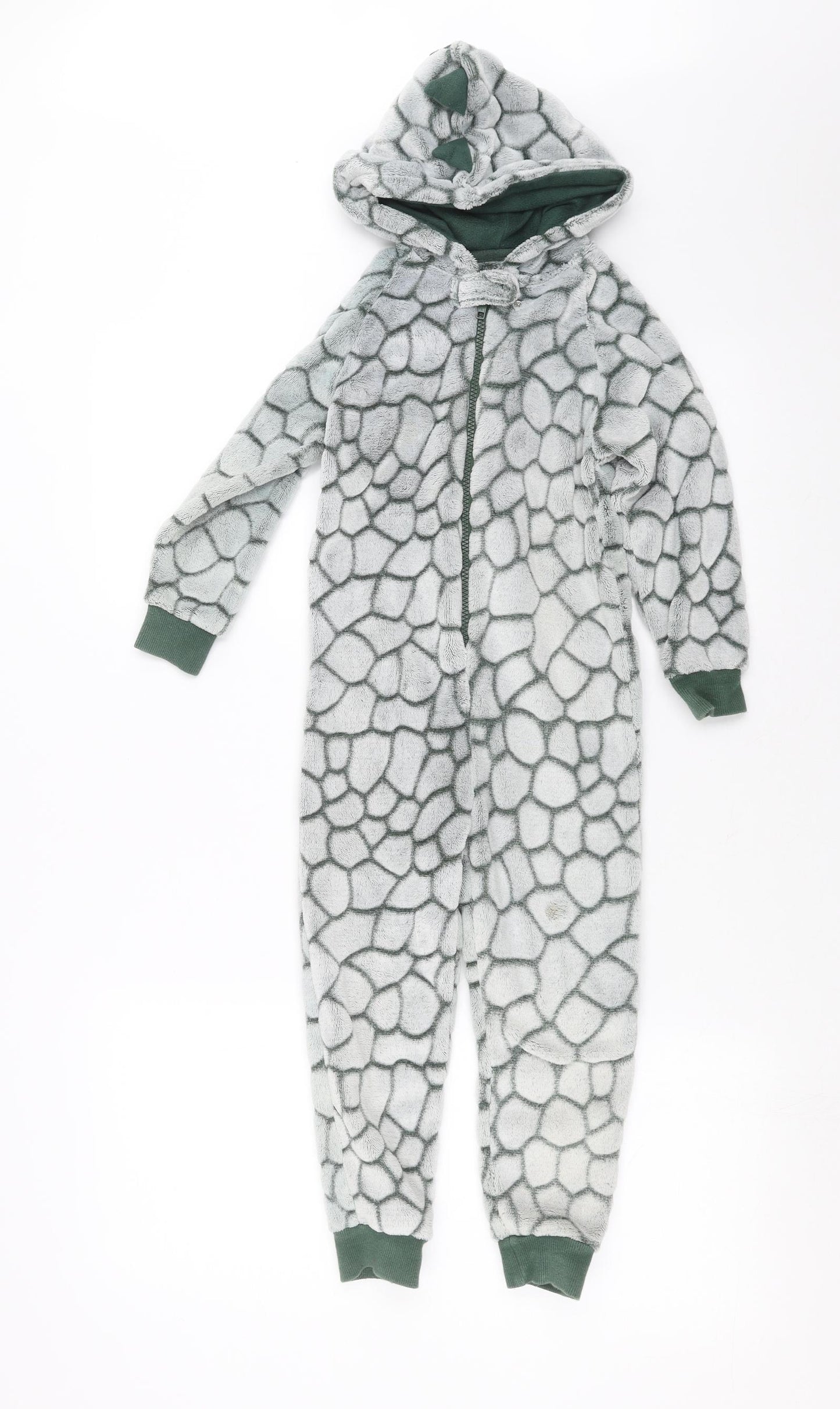 Matalan Boys Green    One Piece Size 4-5 Years  - Dinosaur onesie