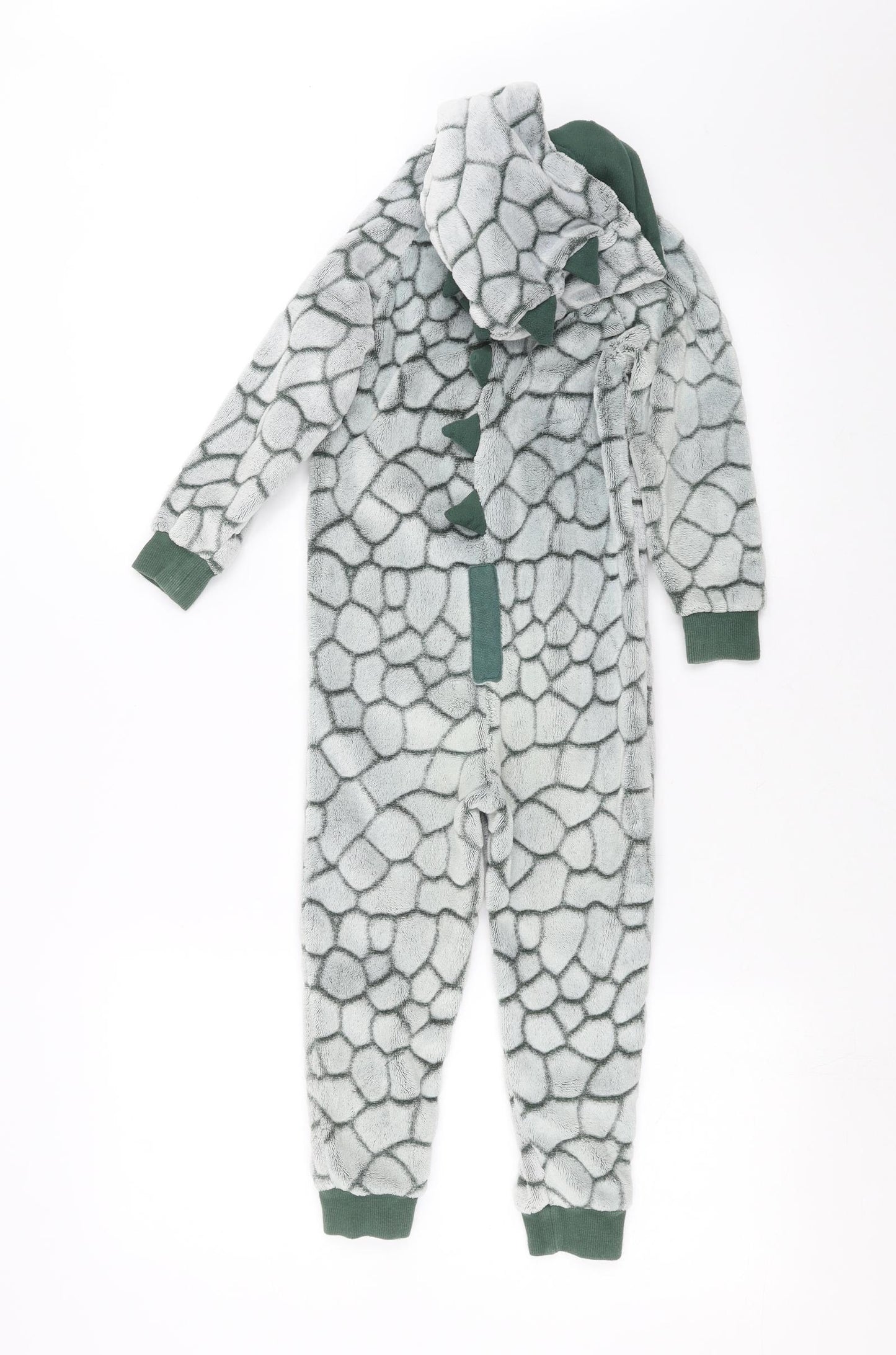 Matalan Boys Green    One Piece Size 4-5 Years  - Dinosaur onesie