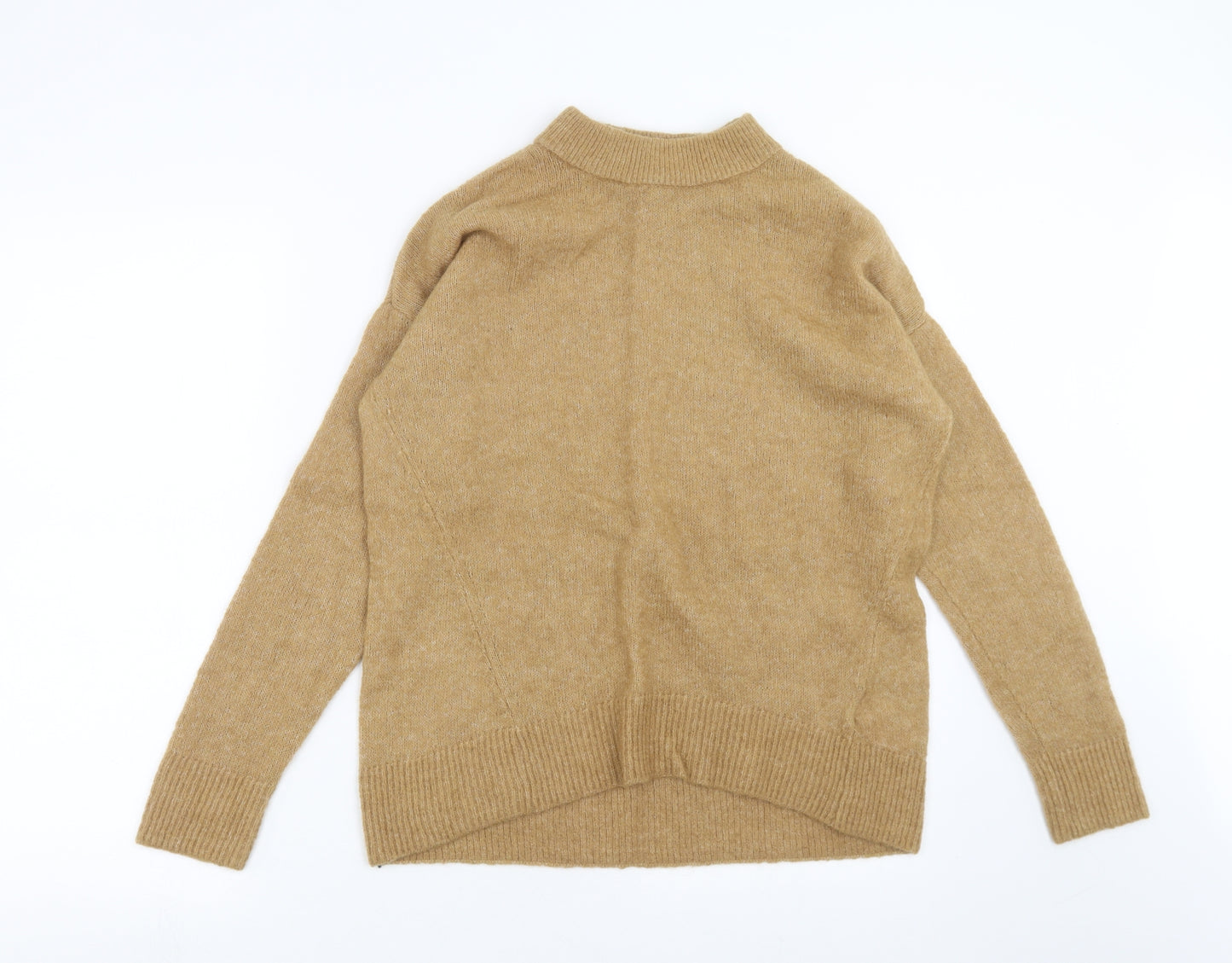 H&M Womens Beige  Knit Pullover Jumper Size S
