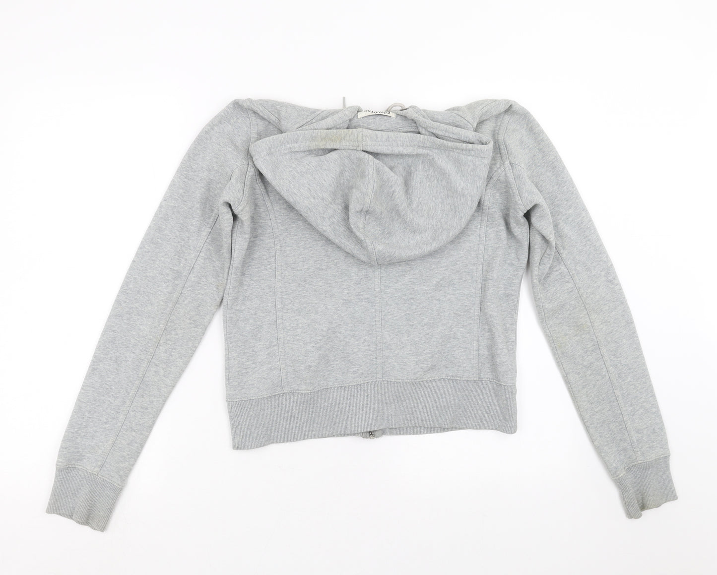 Converse Womens Grey   Full Zip Hoodie Size S