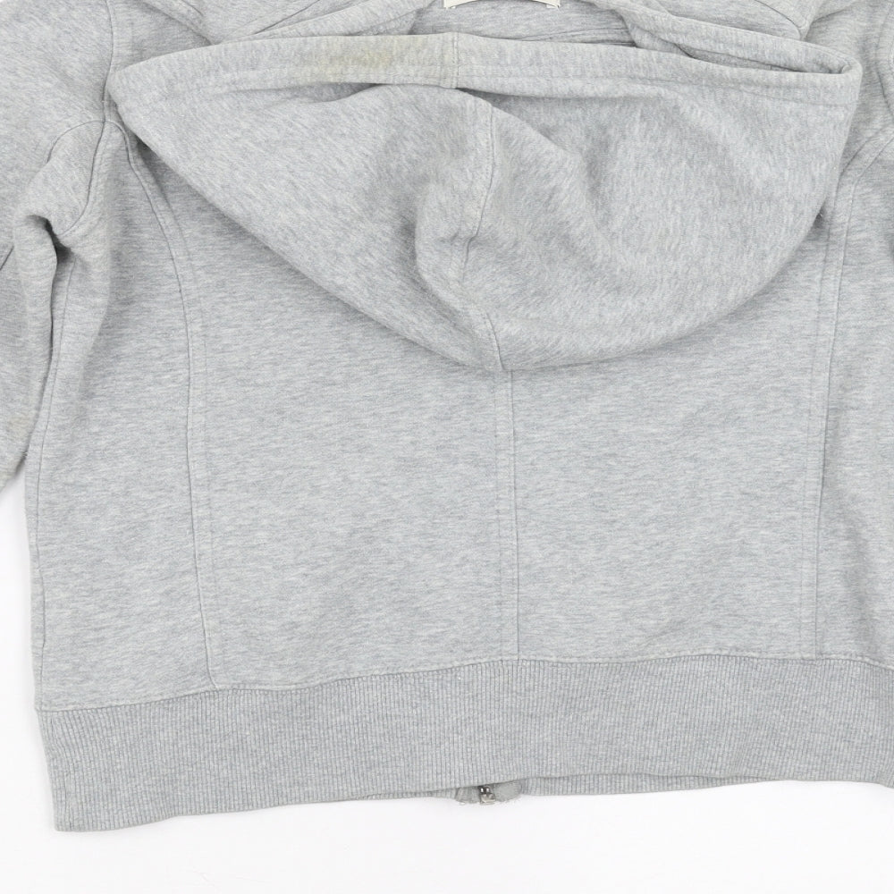 Converse Womens Grey   Full Zip Hoodie Size S