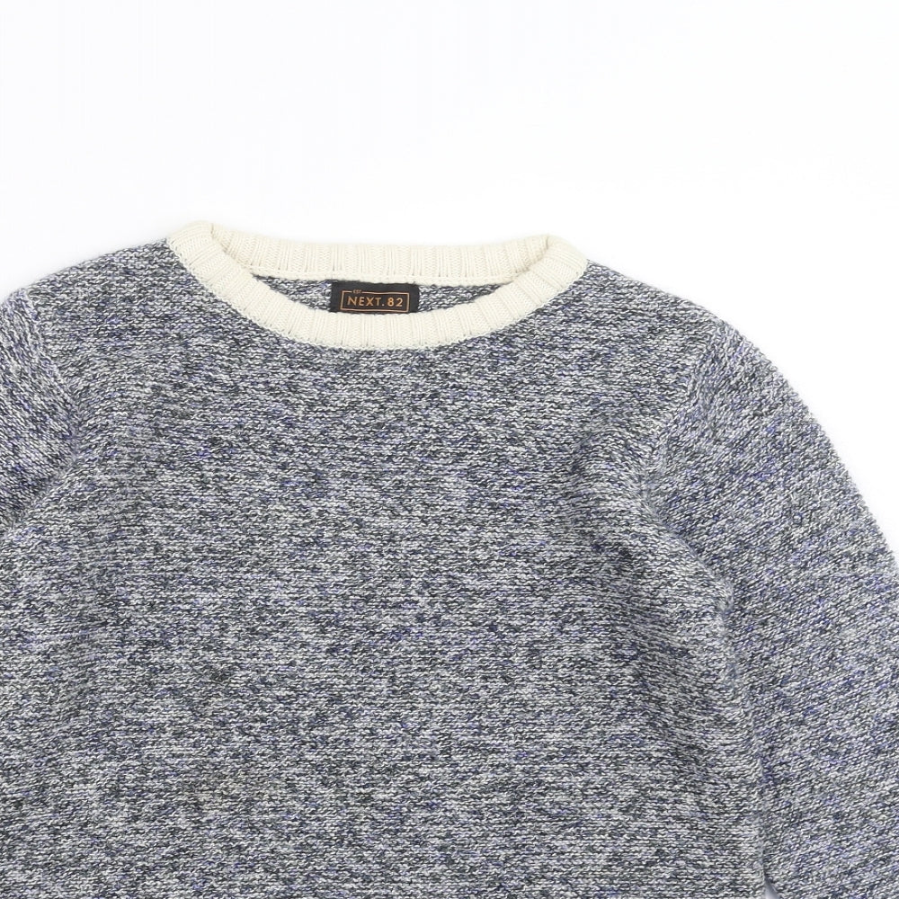 NEXT Boys Blue  Knit Pullover Jumper Size 11 Years