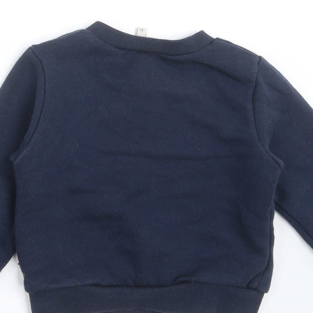 Paul Smith Boys Blue   Pullover Sweatshirt Size 2 Years  - car
