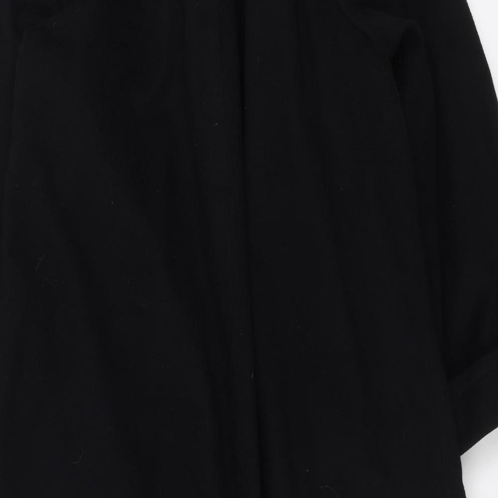 Marks and Spencer Womens Black   Trench Coat Coat Size 14