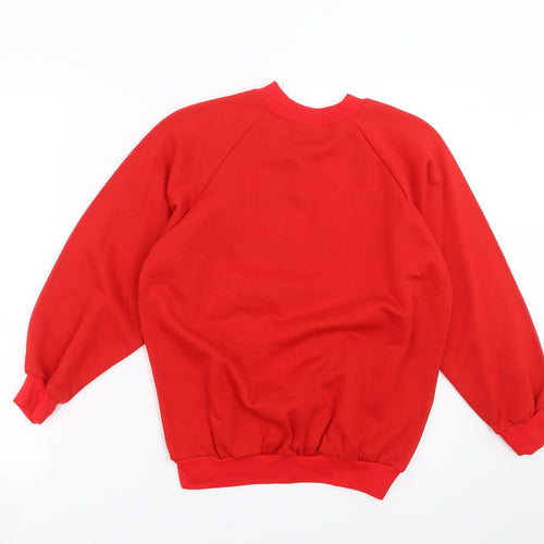 Back to School Boys Red   Pullover Sweatshirt Size M